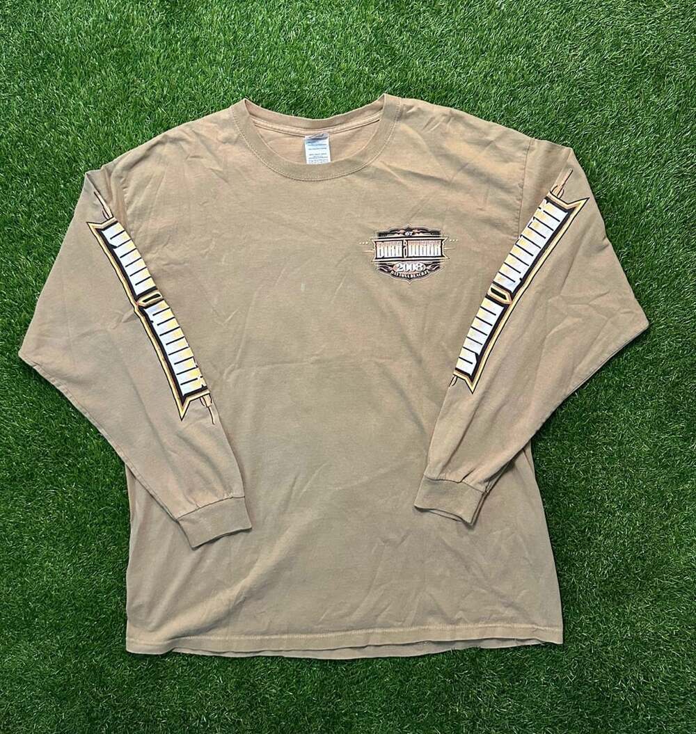 Vintage 2008 Daytona Beach Bike Week Long Sleeve T-Shirt Delta Magnum Weight XL